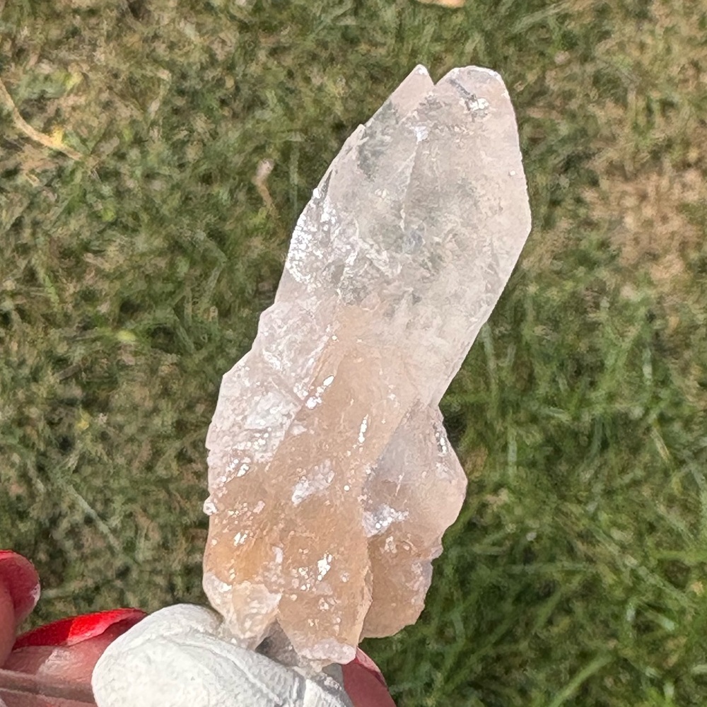 Swallowtail calcite point